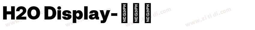 H2O Display字体转换